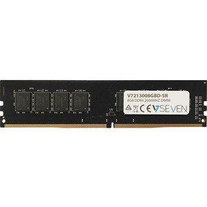 V7 V7213008GBD-SR RAM-Modul - 8 GB - DDR4-2666/PC4-21300 DDR4 SDRAM - 2666 MHz - 1,20 V - Nicht-ECC - Ungepuffert - 288-Pin - DIMM