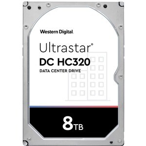 Western Digital Ultrastar DC HC320 HUS728T8TAL4205 8 TB Hard Drive - 3.5" Internal - SAS (12Gb/s SAS) - Server Device Supp