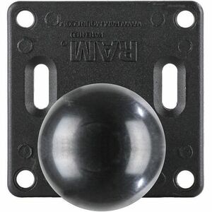 Placca di montaggio ads-tec per Terminale veicolare - Nero - 75 x 75 - 1