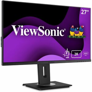 ViewSonic VG2755-2K 24 Inch IPS 1440p Monitor with USB C, HDMI, DisplayPort and 40 Degree Tilt Ergonomics for Home and Off