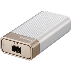 QNAP QNA-T310G1S 10Gigabit Ethernet Card for Computer/Notebook - 10GBase-X - Portable - Thunderbolt 3 - 1 Port(s) - Optica