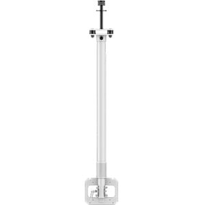 Hanwha Techwin SBP-35PVMW Ceiling Mount for Monitor - White - 35 lb Load Capacity - 75 x 75, 100 x 100 - Aluminum, Steel