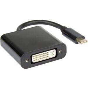 Hamlet Adattatore Video USB 3.1 Type-C Mascio to DVI Femmina 4K 2K 30Hz. Trasforma la porta USB Type-C del PC in uscita vi