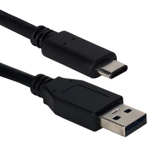 QVS 1-Meter USB-C to USB-A 2.0 Sync & Charger Cable - 3.28 ft USB Data Transfer Cable for Hard Drive, Smartphone, Tablet, 