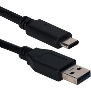 QVS 3-Meter USB-C to USB-A 2.0 Sync & Charger Cable - 9.84 ft USB Data Transfer Cable for External Hard Drive, Smartphone,