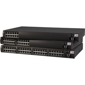 Microchip PD-9006G PoE Injector - 230 V AC, 55 V DC, 120 V AC Input - 55 V DC Output - 10/100/1000Base-T Input Port(s) - 6
