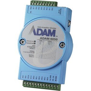 Advantech ADAM-6050 Transceiver/Media Converter - 1 Port(s) - 1 x Network (RJ-45) - Twisted Pair - Fast Ethernet - 10/100B