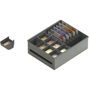apg Cash Drawer Insert - 6 Bill/8 Coin Compartment(s) - Plastic