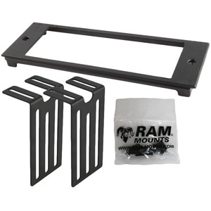 RAM Mounts Tough-Box Vehicle Mount for Vehicle Console, Two-way Radio - Marine-grade Aluminum