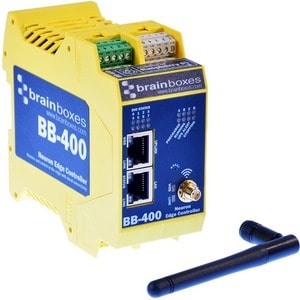 Brainboxes NeuronEdge BB-400 Smart Industrial Controller - Neuron Edge Industrial Controller - 8 DIO + RS232/422/485 Seria