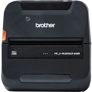 Brother RJ-4250WB Desktop Direct Thermal Printer - Monochrome - Label/Receipt Print - USB - Bluetooth - Wireless LAN - Nea