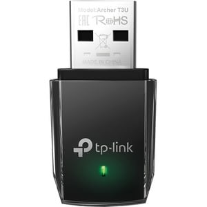 Adattatore Wi-Fi TP-Link T3U - IEEE 802.11ac - Dual Band per Computer portatile - Esterno - USB 3.0 - 1,27 Gbit/s - 2,40 G