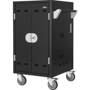 AVer AVerCharge X30i 30 Device Intelligent Charging Cart - 4 Casters - 5" Caster Size - Steel, Plastic - 25.1" Width x 25.