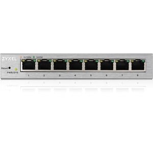 Zyxel 8-Port Gigabit Ethernet Web Managed Switch | VLAN Support | Sturdy Metal Case | Desktop or Wall-Mount | Fanless |Lif