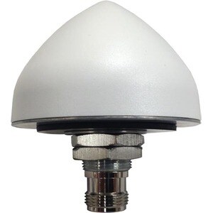 Microchip Antenna for GPS, GLONASS - White - 1575 MHz to 1606 MHz - 40 dB - Pole - BNC Connector