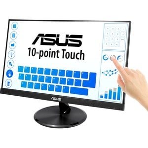 Monitor LCD Touchscreen Asus VT229H - 16:9 - 5 ms - 54,6 cm (21,5") Viewable - Schermo multi-touch - 1920 x 1080 - Full HD
