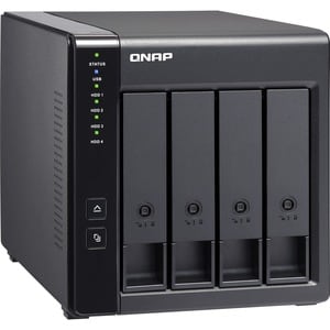 QNAP TR-004 4 x Total Bays DAS Storage System Desktop - Serial ATA/600 Controller - RAID Supported - 0, 1, 5, 10, JBOD RAI