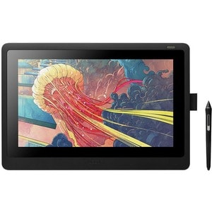 Wacom Cintiq DTK-1660 Grafiktablett - 39,6 cm (15,6 Zoll) - 5080 lpi - Kabel - Schwarz - 16,7 Millionen Farben - 344,16 mm