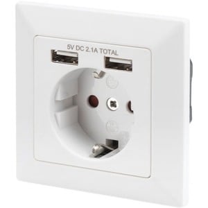 Assmann Steckdose - 2 x USB