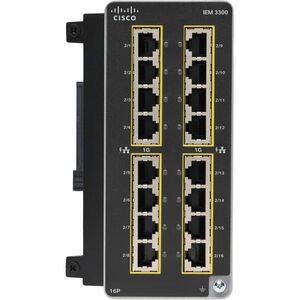 CATALYST IE3300 RUGGED 16 PORT GE COPPER EXP MODULE