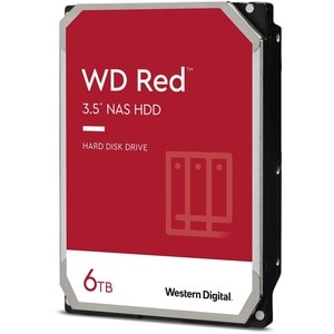 WD Red Festplatte - 3,5" Intern - 6 TB - SATA (SATA/600) - Speichersystem Unterstütztes Gerät - 5400U/Min - 180 TB TBW