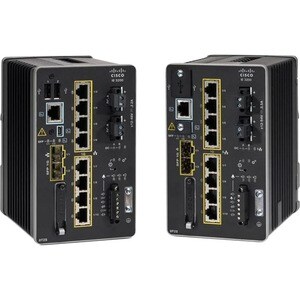 Cisco Catalyst IE3200 IE-3200-8T2S 8 Portas Gerenciável Comutador Ethernet - 3 Camada suportada - Modular - 2 Slots SFP - 
