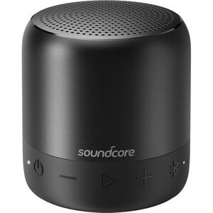 soundcore Mini 2 Portable Speaker System - Black - TrueWireless Stereo - Battery Rechargeable