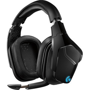 Logitech G G935 Wired/Wireless Over-the-head Stereo Gaming Headset - Black - Binaural - Circumaural - 2000 cm - 39 Ohm - 2