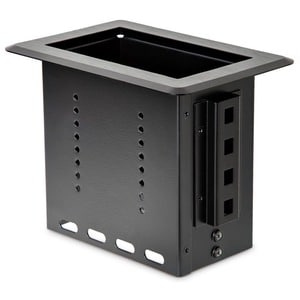 StarTech.com Single-Module Conference Table Connectivity Box - For Adding Power / Charging / AV / Laptop Docking Module - 
