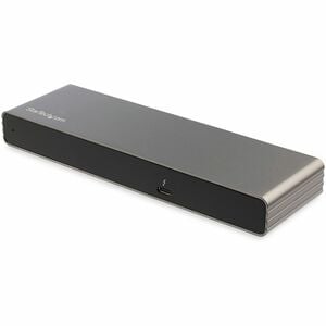 StarTech.com Thunderbolt 3 Dock, Dual 4K 60Hz Monitor TB3 Docking Station with DisplayPort, HDMI & 1080p VGA, 85W Power De