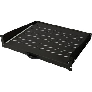 Digitus 2U Rackmount Rack-Regal für LAN-Schalter, Patchfeld, Server - 482,60 mm Rack Width - Schwarz - Stahl - 30 kg Maxim