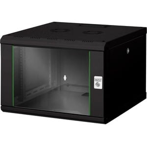 Digitus Unique 7U Wandmontierbar Geschlossener Schrank Rackschrank für Patchfeld, LAN-Schalter - 482,60 mm Rack Width - Sc