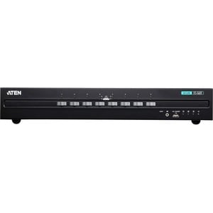 ATEN CS1148DP KVM Switchbox - 8 Computer(s) - 1 Local User(s) - 3840 x 2160 - 2 x PS/2 Port - 19 x USB - 2 x HDMI - 16 x D
