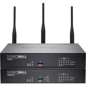 SonicWall TZ350W Network Security/Firewall Appliance - 5 Port - 1000Base-T - Gigabit Ethernet - Wireless LAN IEEE 802.11ac