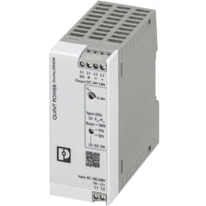 Perle QUINT4-PS/1AC/24DC/3.8/SC Single-Phase DIN Rail Power Supply - DIN Rail - 120 V AC, 230 V AC Input - 24 V DC Output 