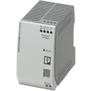 Perle UNO-PS/1AC/12DC/100W Single-Phase DIN Rail Power Supply - DIN Rail - 120 V AC, 230 V AC Input - 12 V DC Output - 100