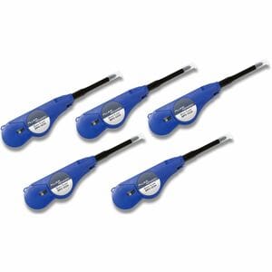 Fluke Networks QuickClean Cleaner for MPO 12/24 Fiber, Pack of 5 Cleaners - For Fiber Optic - Blue - 5 / Pack