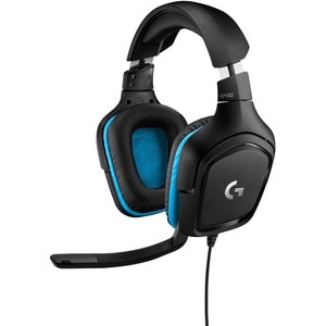 Logitech G432 Headset - Wired - Over-the-head - Black