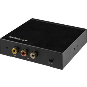 StarTech.com HDMI to RCA Converter Box with Audio - Composite Video Adapter - NTSC/PAL - 1080p - For Yellow, White and Red