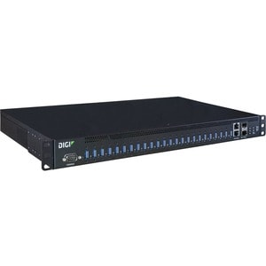 Digi AnywhereUSB 24 Plus USB/Ethernet Combo Hub - Bluetooth - RJ-45 - Rack Mount - 24 USB Port(s) - 2 Network (RJ-45) Port