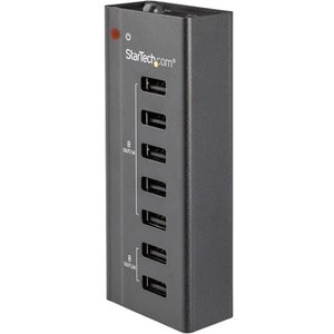 StarTech.com 7 Port USB Charging Station with 5x 1A Ports and 2x 2A Ports - USB Charging Strip for Multiple Devices - Smar