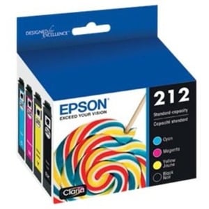 Epson T212 Original Standard Yield Inkjet Ink Cartridge - Combo Pack - Black, Color Pack - Inkjet - Standard Yield