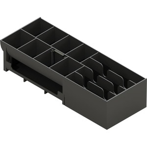 apg Cash Drawer Insert - Black - 1 - ABS Plastic