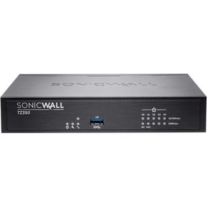 SonicWall TZ350 Network Security/Firewall Appliance - 2 Year Support/Service - TAA Compliant - 4 Port - 1000Base-T - Gigab