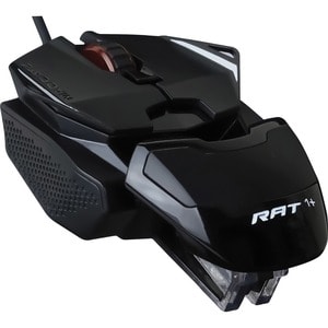 Mad Catz The Authentic R.A.T. 1+ Optical Gaming Mouse - Optical - Cable - 1 Each - USB - 2000 dpi - Scroll Wheel