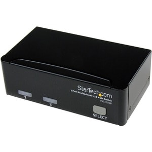 StarTech.com 2 Port Professional USB KVM Switch Kit with Cables - 2 Computer(s) - 1 Local User(s) - VGA, SVGA - 1920 x 144