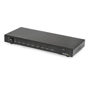 StarTech.com 8-Port 4K 60Hz HDMI Splitter - HDR Support - HDMI 2.0 Splitter - 7.1 Surround Sound Audio - Displays the same