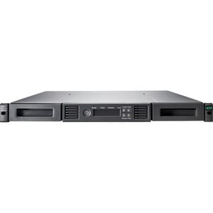 HPE StoreEver Tape Library - 0 x Drive/8 x Cartridge Slot - 1U - Rack-mountable