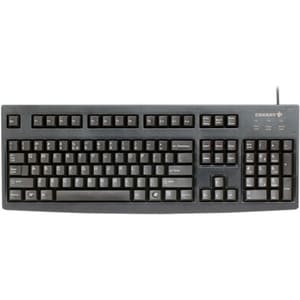 CHERRY G83-6104 Tastatur - Kabel Konnektivität - USB Schnittstelle - Englisch (US) - Schwarz - Membran Keyswitch - 104 Tas