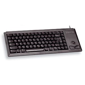 CHERRY G84-4100 Tastatur - Kabel Konnektivität - PS/2, USB Schnittstelle - Englisch (US) - Schwarz - 86 Taste(n)